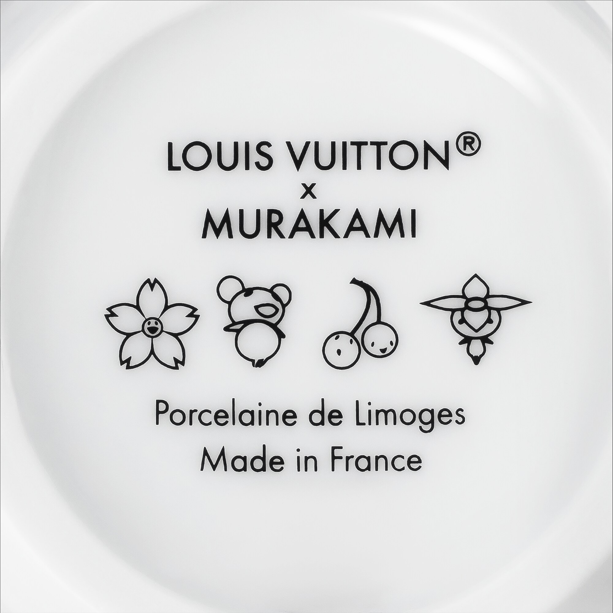 LV x TM Jogo de 2 Xícaras de Café e Pires Monogram Cerises - Casa